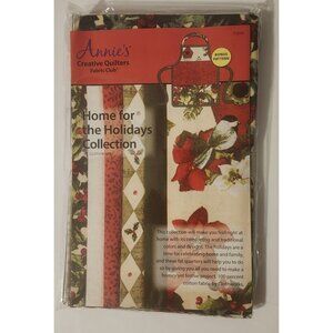 Annie's Creative Quilters Fabric Club Home for the Holidays Collection FQ054